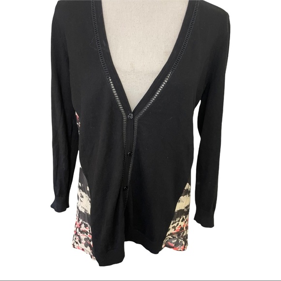 Cluny Anthropologie button from cardigan sweater shirt. Knit silk blend XSmall - Picture 10 of 11